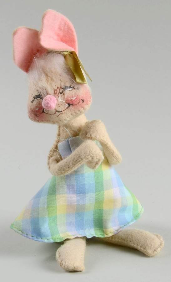 Analee Easter Dolls Country Girl Bunny - No Box by Annalee-1