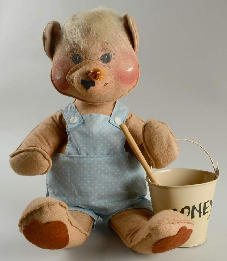 Analee Easter Dolls Honey Bear With Bee And Pot - No Box by Annalee-1