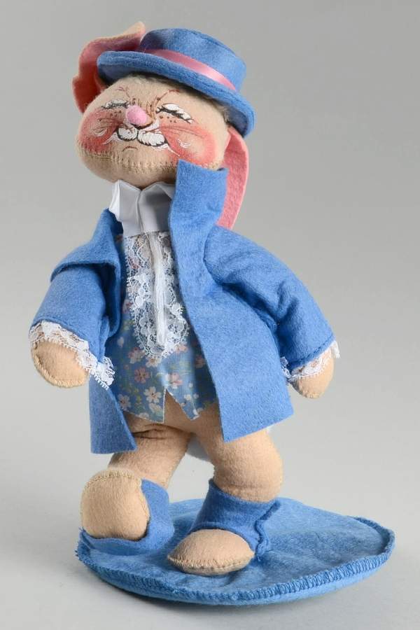 Analee Easter Dolls 1988 Ep Boy Bunny In Blue - No Box by Annalee-1