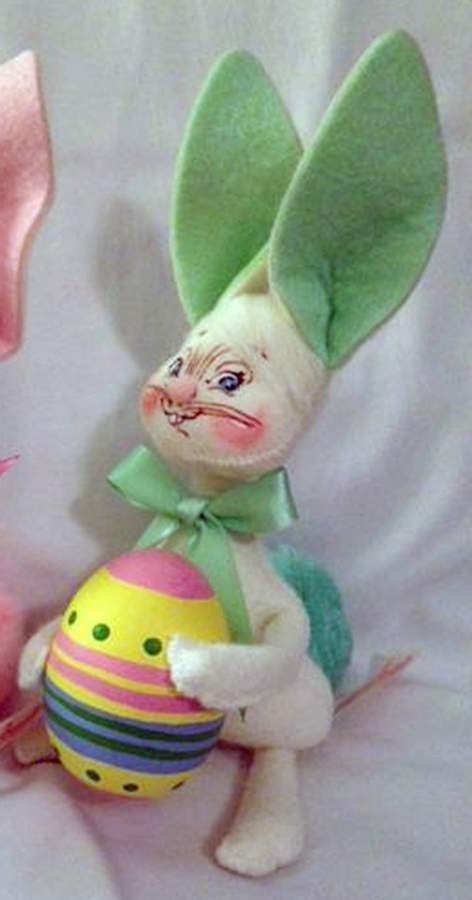 Analee Easter Dolls Bunny Boy With Egg - No Box by Annalee-1