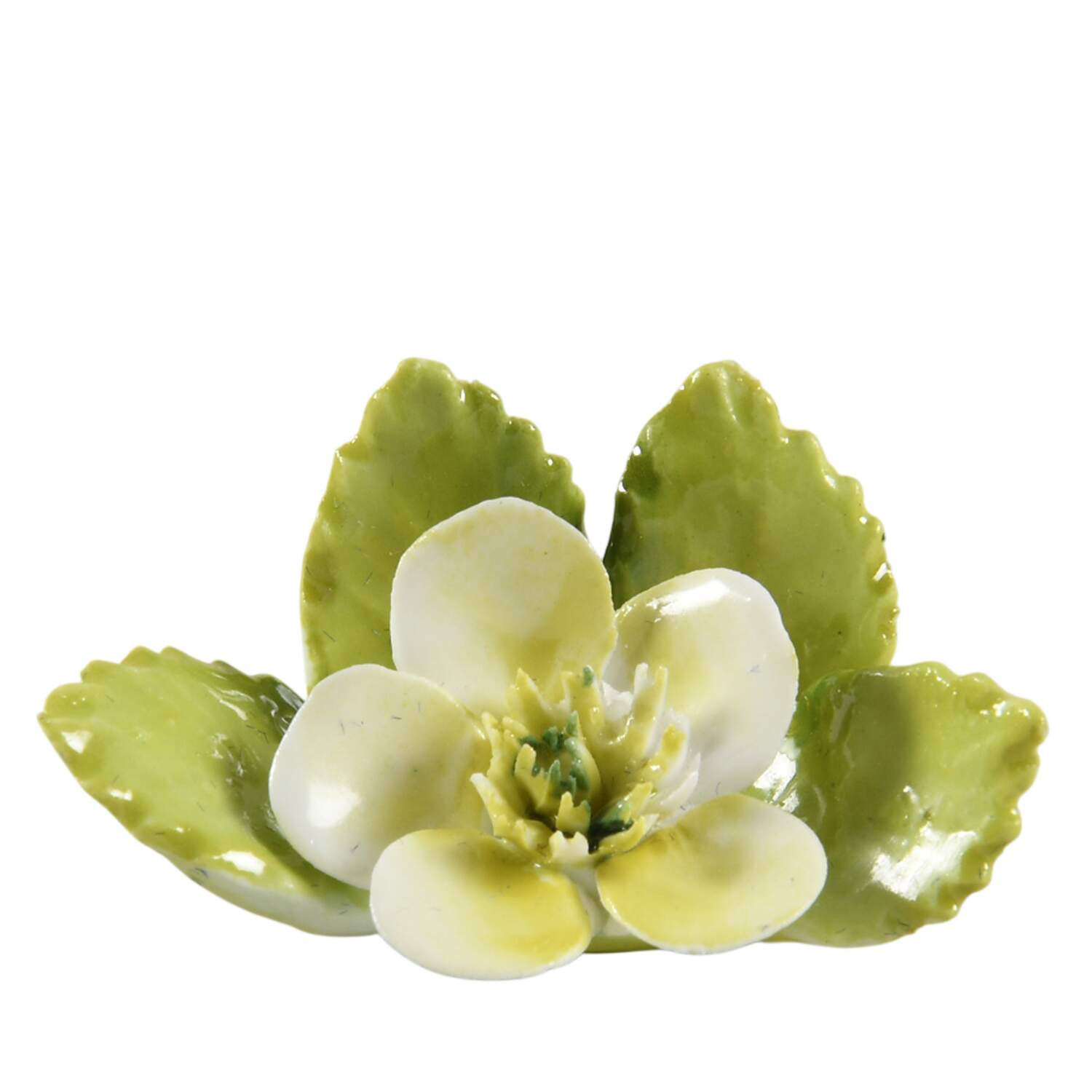 Floral Giftware Yellow Flower Place Card Holder - No Box by Adderley-1