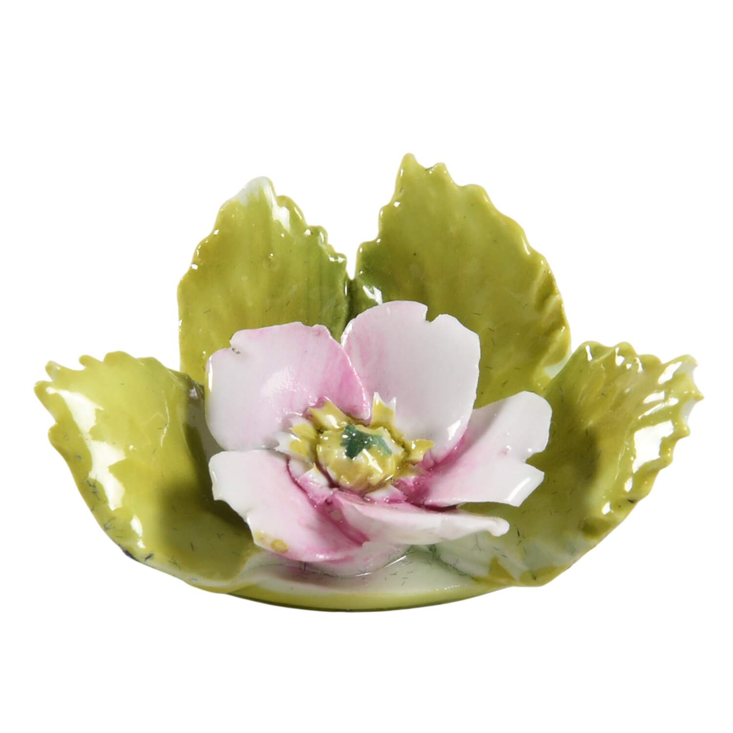 Floral Giftware Pink Flower Place Card Holder - No Box by Adderley-1