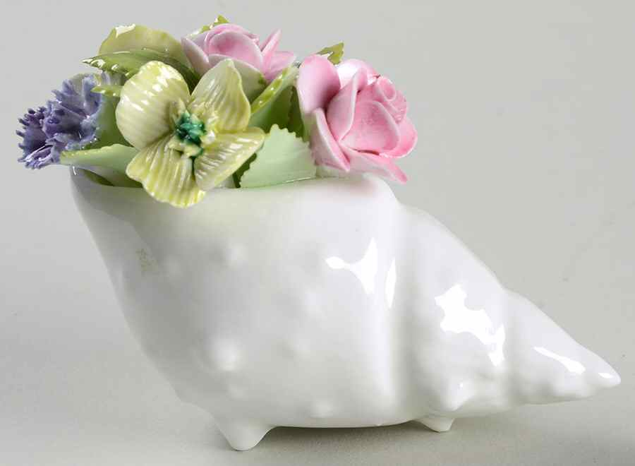 Floral Giftware Flowers In Shell - No Box by Adderley-1