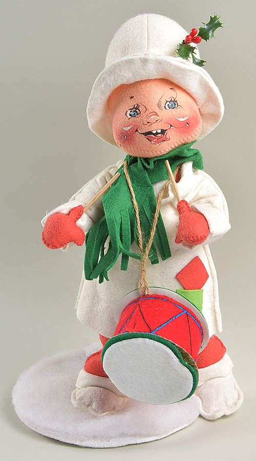 People Christmas Drummer Boy - White - No Box by Annalee-1