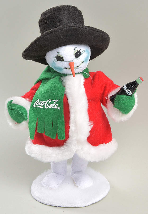 Annalee Christmas Doll Cold & Frosty Coca Cola Snowman - No Box by Annalee-1