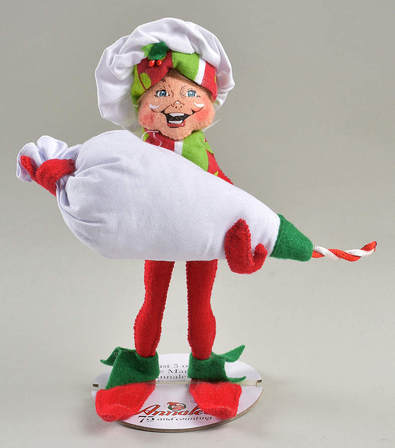 Annalee Christmas Doll Chef Elf With Pastry Bag - No Box by Annalee-1