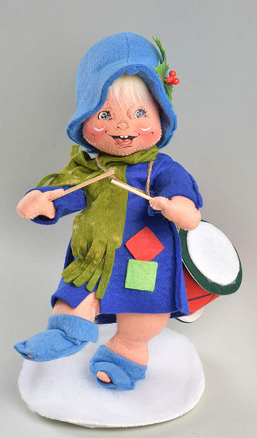People Christmas Drummer Boy - Blue - No Box by Annalee-1