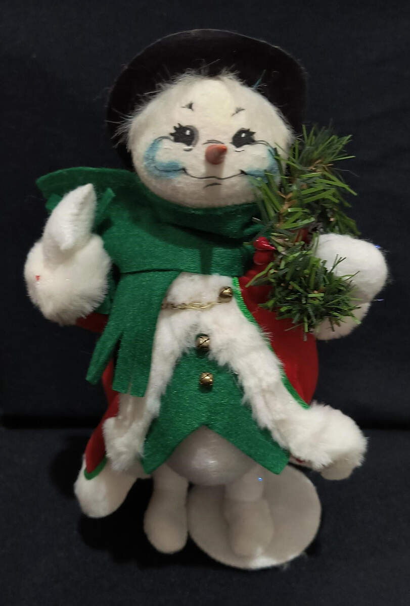 Annalee Christmas Doll Jinglebell Snowman - No Box 629 by Annalee-1