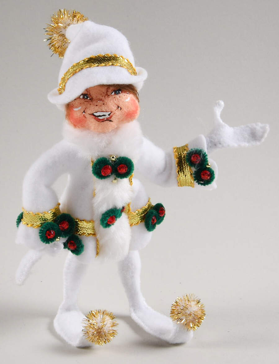 Annalee Christmas Doll White Elegant Elf - No Box Nb627 by Annalee-1