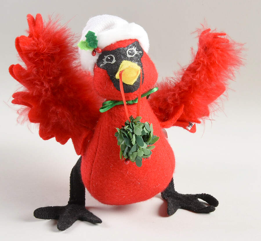 Annalee Christmas Doll Kissing Cardinal - Nb674, No Box by Annalee-1