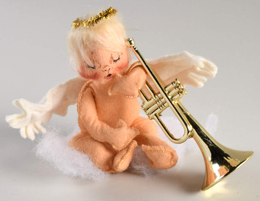 Annalee Christmas Doll Angel With Trumpet - Nb696, No Box by Annalee-1