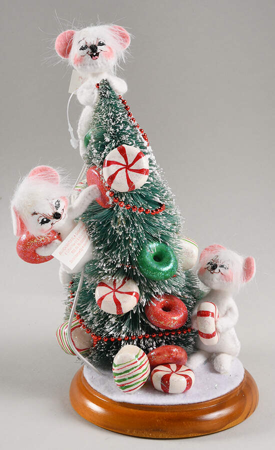 Christmas Mice Christmas Candy Tree - No Box by Annalee-1