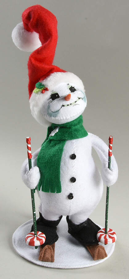 Annalee Christmas Doll Skiing Snowman - Nb726, No Box by Annalee-1