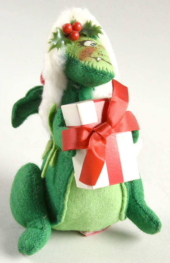 Annalee Christmas Doll Christmas Dragon With Gift Box - Nb723, No Box by Annalee-1