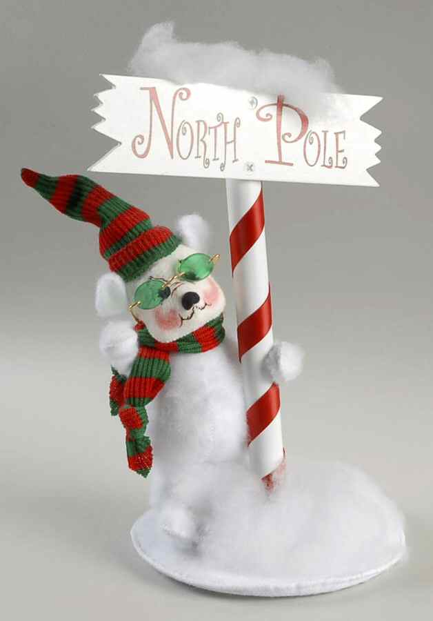 Annalee Christmas Doll North Pole Bear - No Box by Annalee-1
