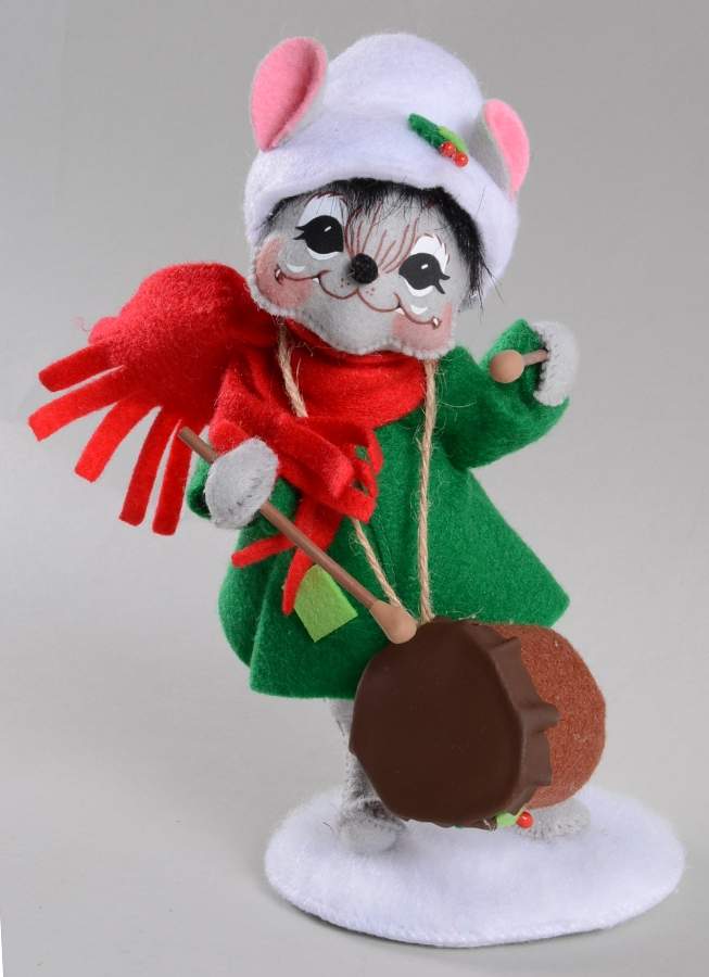 Christmas Mice Drummer Mouse - No Box by Annalee-1