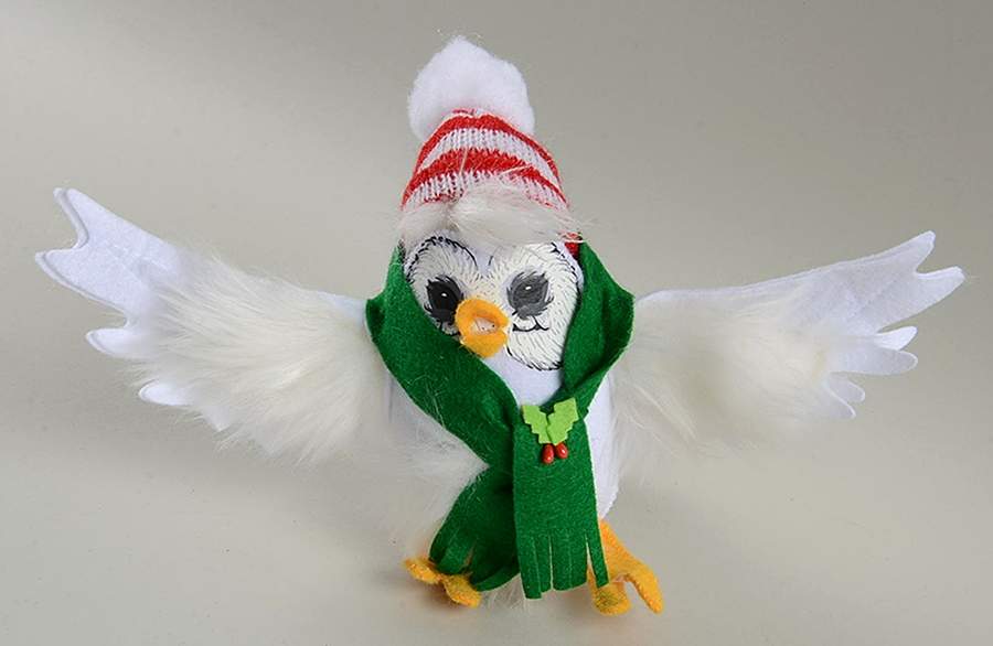 Annalee Christmas Doll Snowy Owl - No Box by Annalee-1