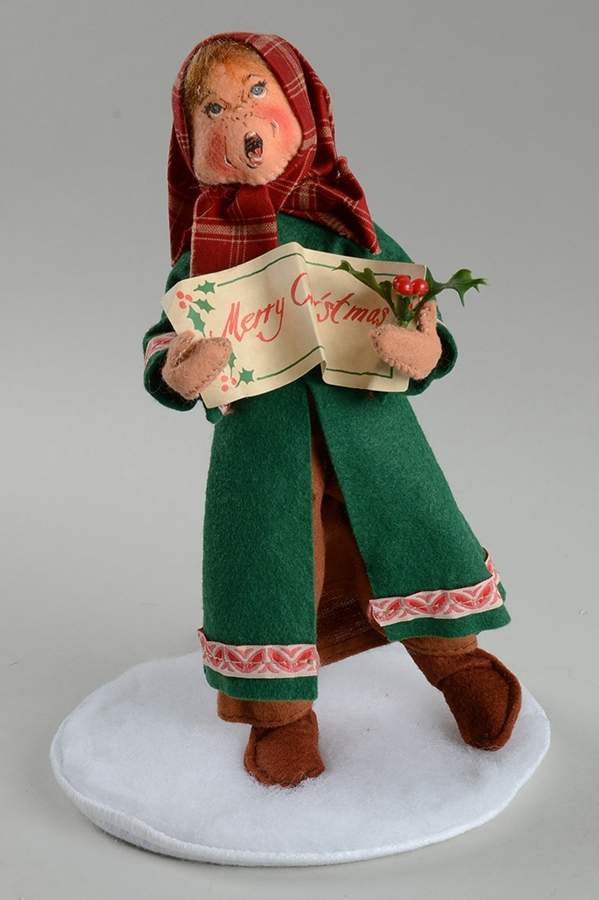 People Christmas Old World Caroler Woman - No Box by Annalee-1