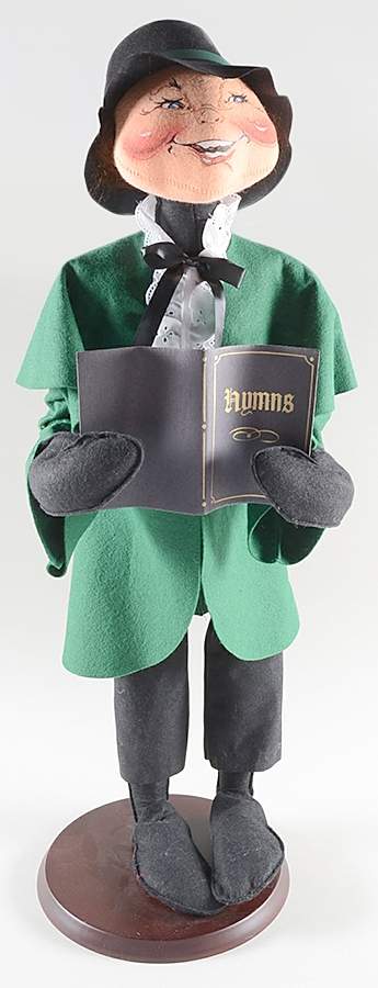 People Christmas Caroler Man - No Box by Annalee-1
