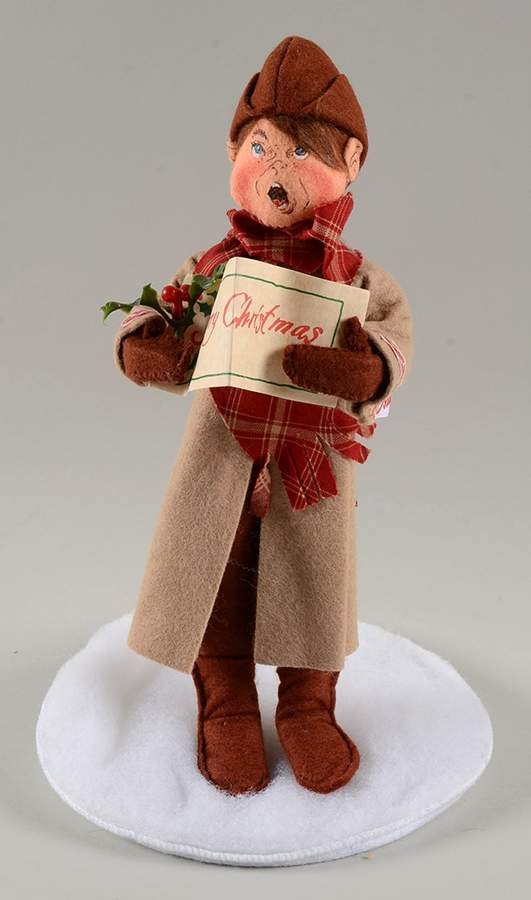 People Christmas Old World Caroler Man - No Box by Annalee-1