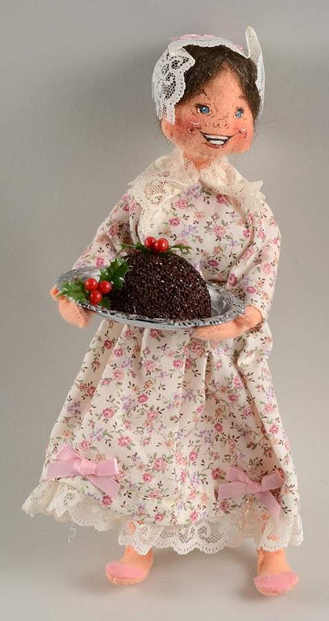 Annalee Christmas Doll Martha Crachet W/ Plum Pudding - No Box by Annalee-1
