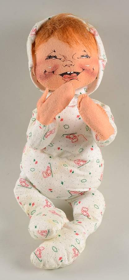 People Christmas Pajama Kid - No Box by Annalee-1