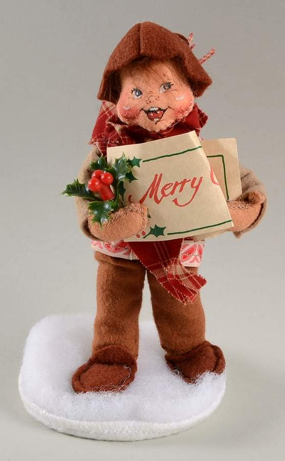 People Christmas Old World Caroler Boy - No Box by Annalee-1