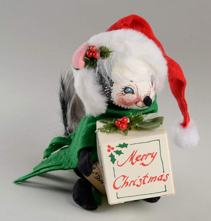 Annalee Christmas Doll Santa Skunk - With Gift Box - No Box by Annalee-1