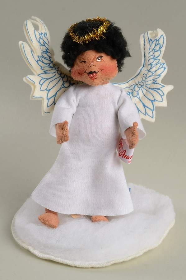 Annalee Christmas Doll African American Angel - No Box by Annalee-1