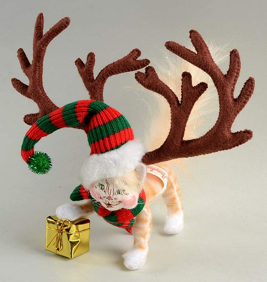 Annalee Christmas Doll Reindeer Kitty-Cat - No Box by Annalee-1