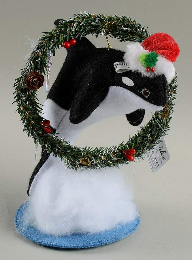 Annalee Christmas Doll Icicle Orca Whale - No Box by Annalee-1
