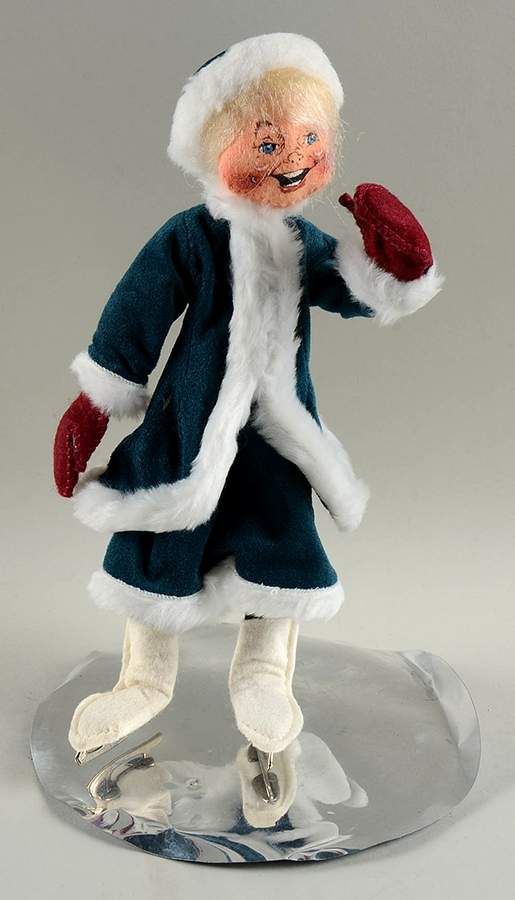 People Christmas Woman Skater - No Box 60 by Annalee-1