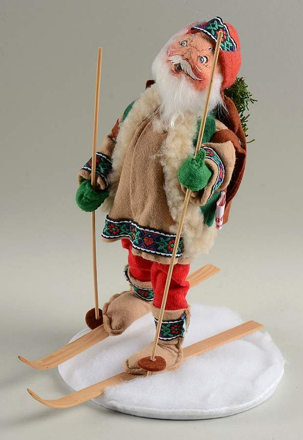 People Christmas Old World Skier - No Box by Annalee-1