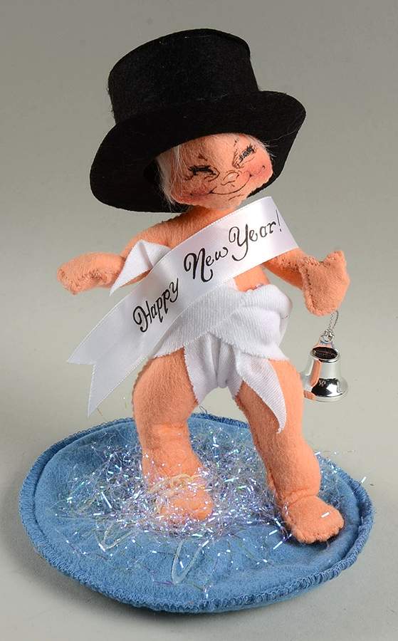 Annalee Christmas Doll Happy New Year Baby - No Box by Annalee-1