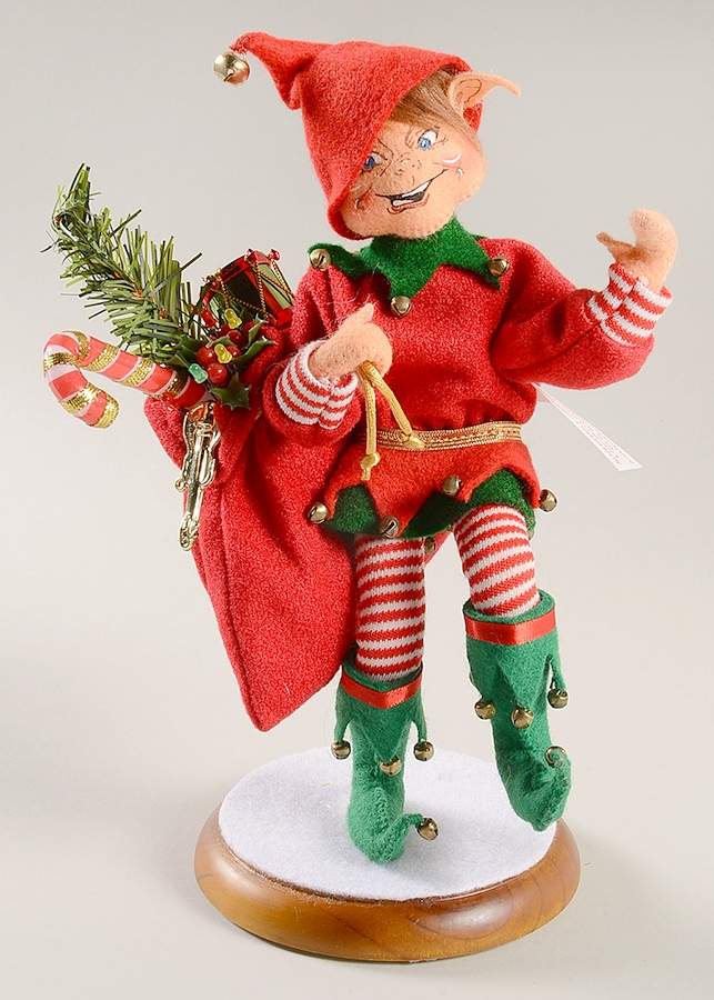 Annalee Christmas Doll Jingle Bells Elf - Musical - No Box by Annalee-1