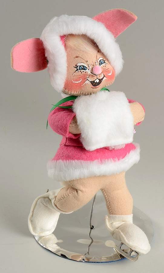 Annalee Christmas Doll Skating Bunny - No Box by Annalee-1