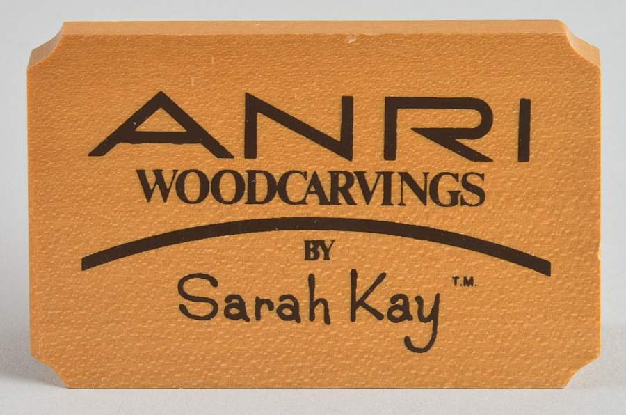 Advertising Signs Anri Woodcarvings - Wood Advertising Sign by Anri-1