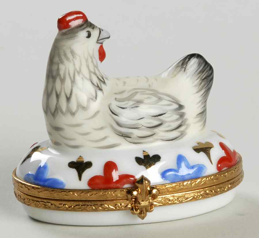 Twelve Days of Christmas French Hens - Boxed by Artoria Limoges-1
