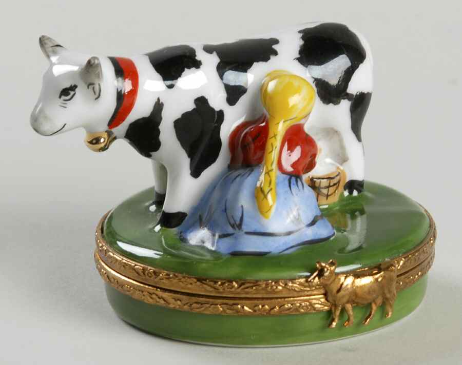 Twelve Days of Christmas Maids A Milking - Boxed by Artoria Limoges-1