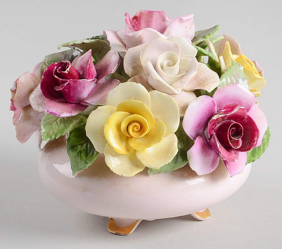 Floral Giftware Floral Vase - Roses - No Box by Adderley-1