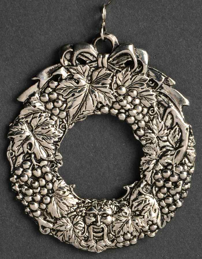 Arthur Court Christmas Ornaments Silver Christmas Wreath - Boxed by Arthur Court-1