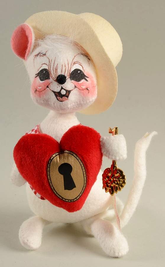 Valentine's Day Mice Share My Heart-Boy Mouse - No Box by Annalee-1