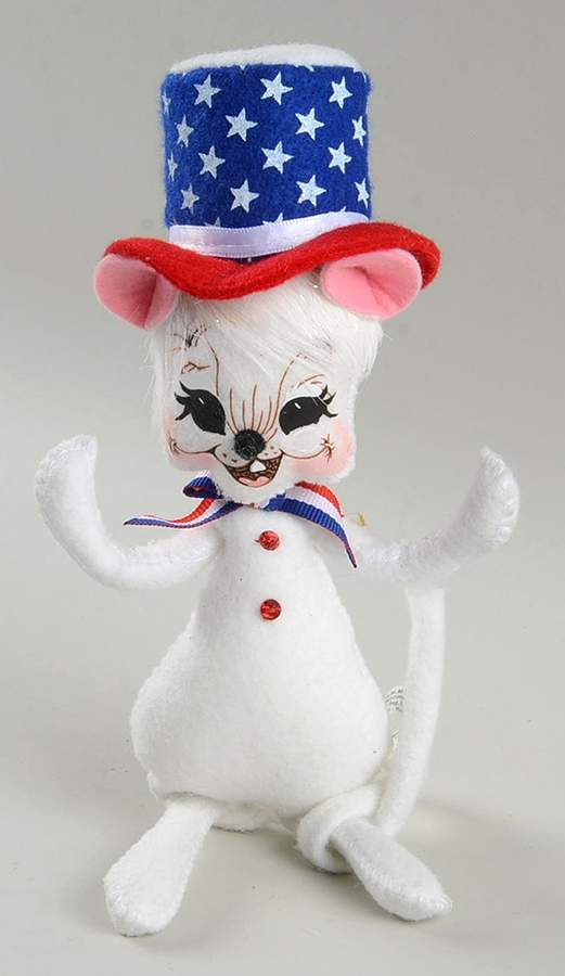 Patriotic Mice Bbq Kid Mouse - No Box by Annalee-1