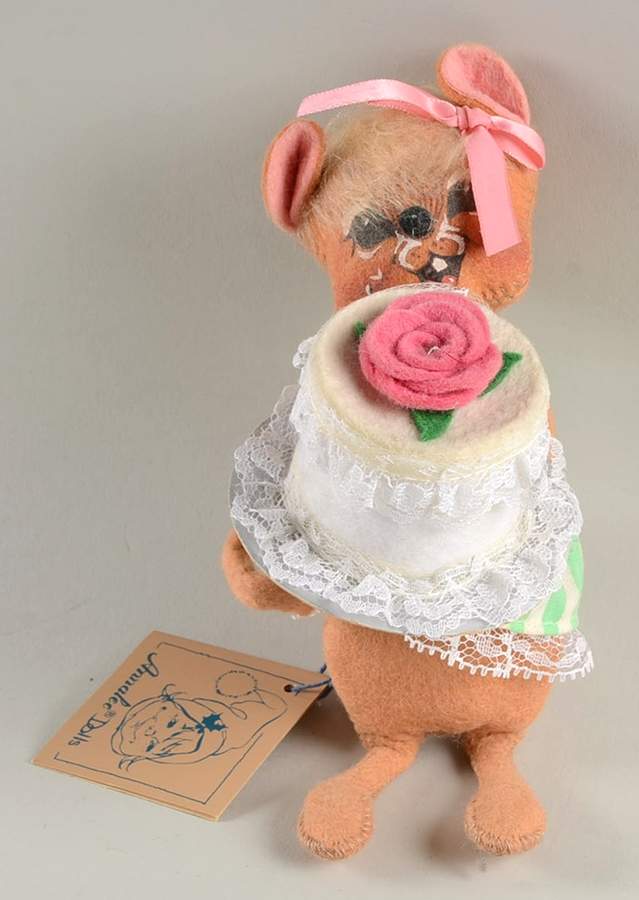Special Occasion Mice Birthday Girl Mouse - Green - No Box by Annalee-1