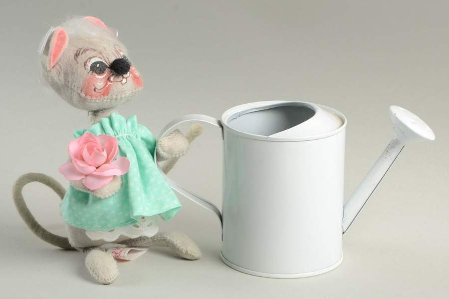 Easter and Spring Mice Mouse With Watering Can - No Box by Annalee-1