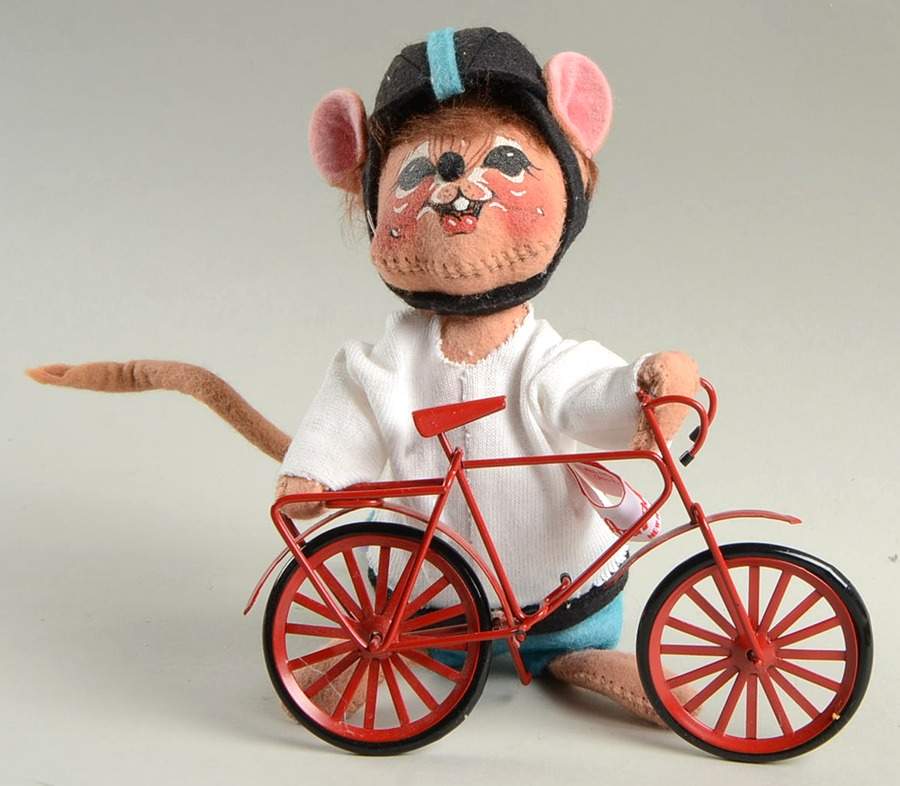 Sports and Leisure Mice Bicyclist Mouse - No Box by Annalee-1