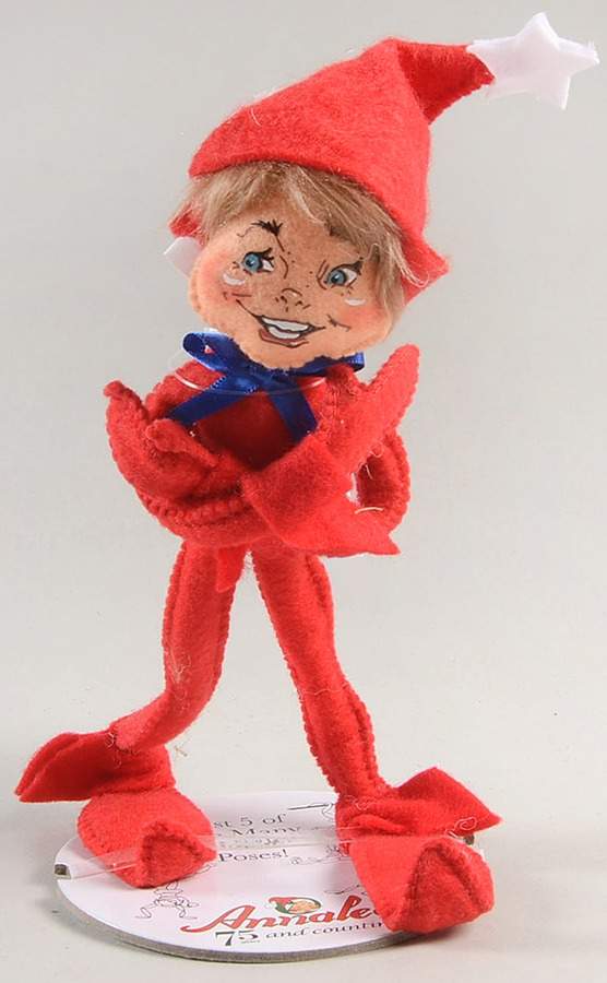 Annalee Dolls Red Patriot Elf - No Box by Annalee-1
