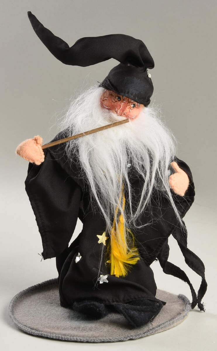 Annalee Dolls Merlin The Magician& Brass Plaque - No Box by Annalee-1