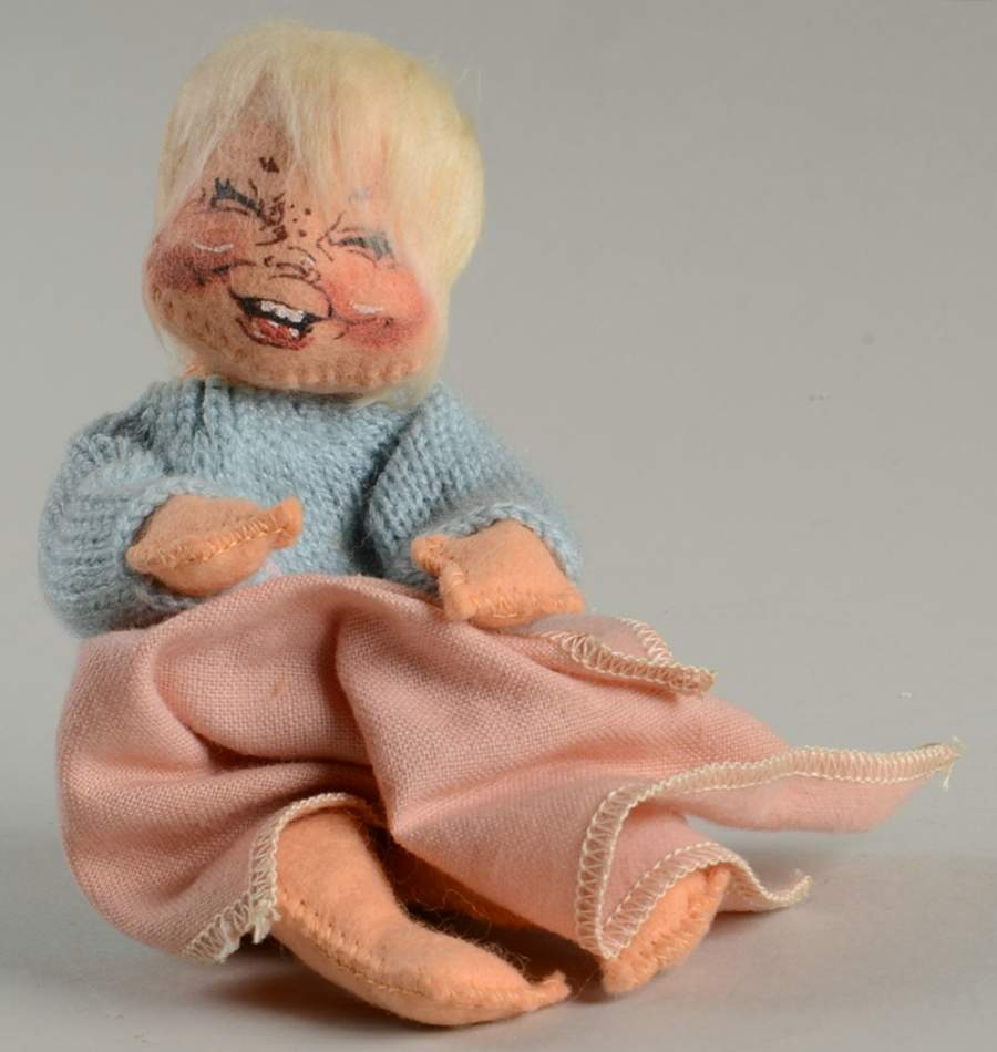 Annalee Dolls 1987 Baby In Sweater Blanket - No Box by Annalee-1