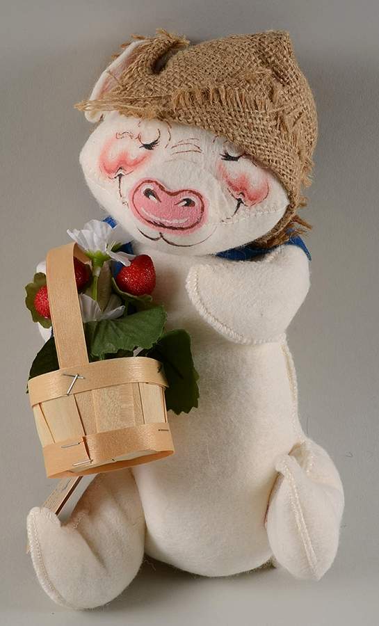 Annalee Dolls 1989 Country Boy Pig - No Box by Annalee-1